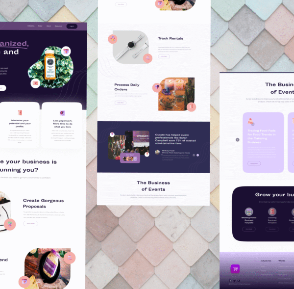 event planner landing page event planner landing page